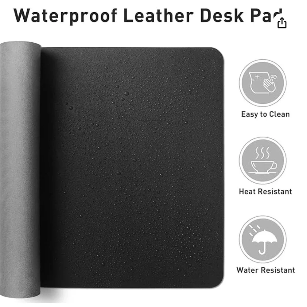 Aothia Non Slip Waterproof PU Leather Desk Pad Protector‎ 23.6